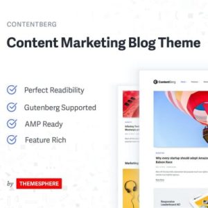 Contentberg Blog & Haber WordPress Teması
