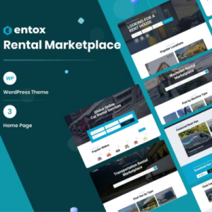 Entox – WordPress Pansiyon, Ev & Araç Kiralama Teması